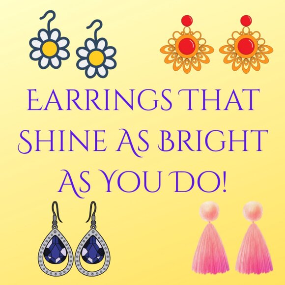 Shine Bright With Beautiful Earrings! - Picture 1 of 1